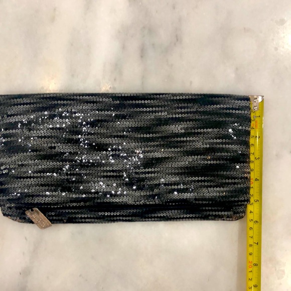 BCBGeneration Black Sequin Ombré Clutch - Picture 8 of 9